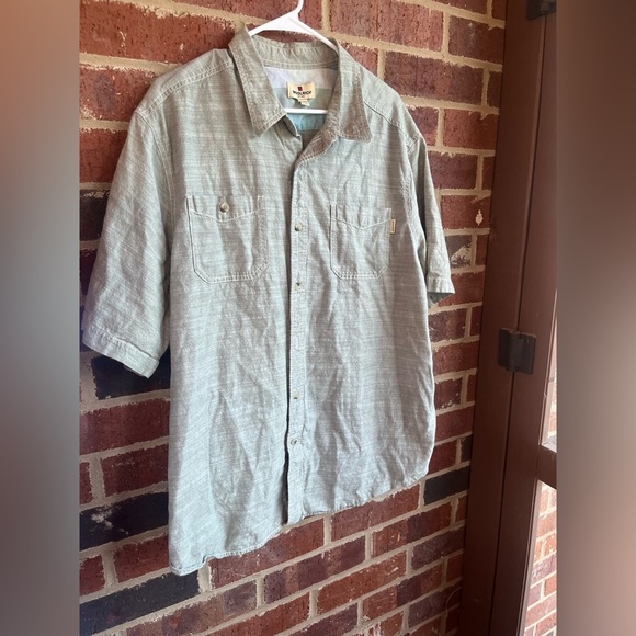 Woolrich Men’s Cotton Casual Button Down Size XXL - Picture 3 of 7